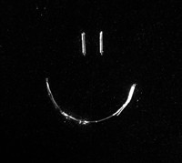 Test image| Scratch on acrylic glass – dark field backlight