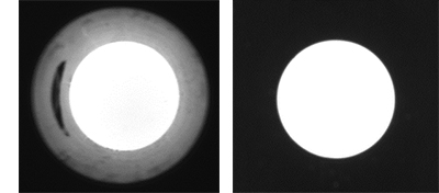 Inspection of machined holes